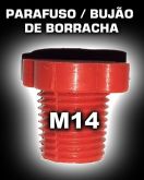 PARAFUSO BORRACHA - M14 X 1,5
