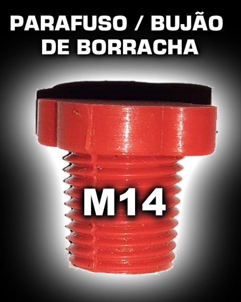 PARAFUSO BORRACHA - M14 X 1,5