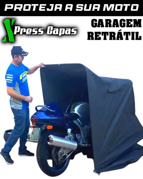 GARAGEM RETRÁTIL - MOTO GRANDE