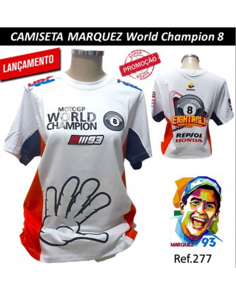 CAMISETA MARQUEZ WORLD CHAMPION 8